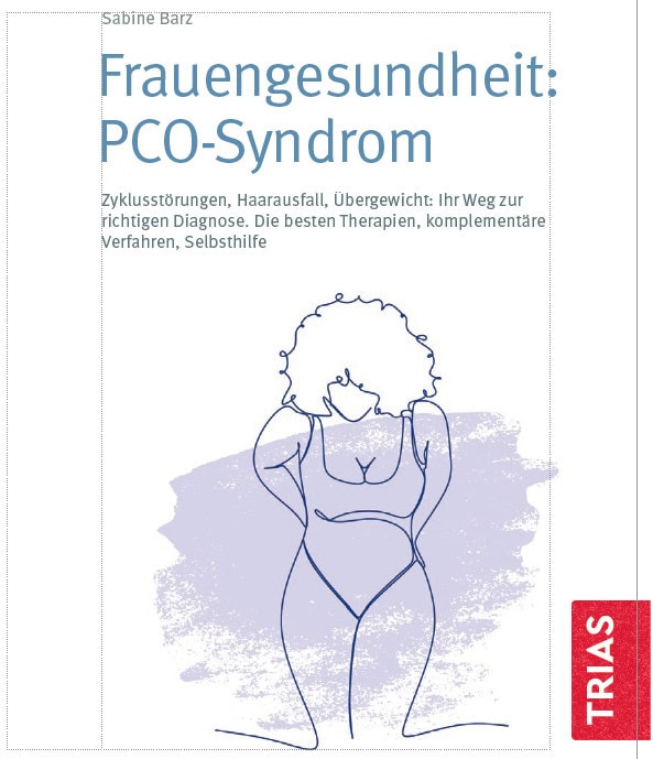Illustration einer Frau mit PCO-Syndrom, medizinische Beratung.